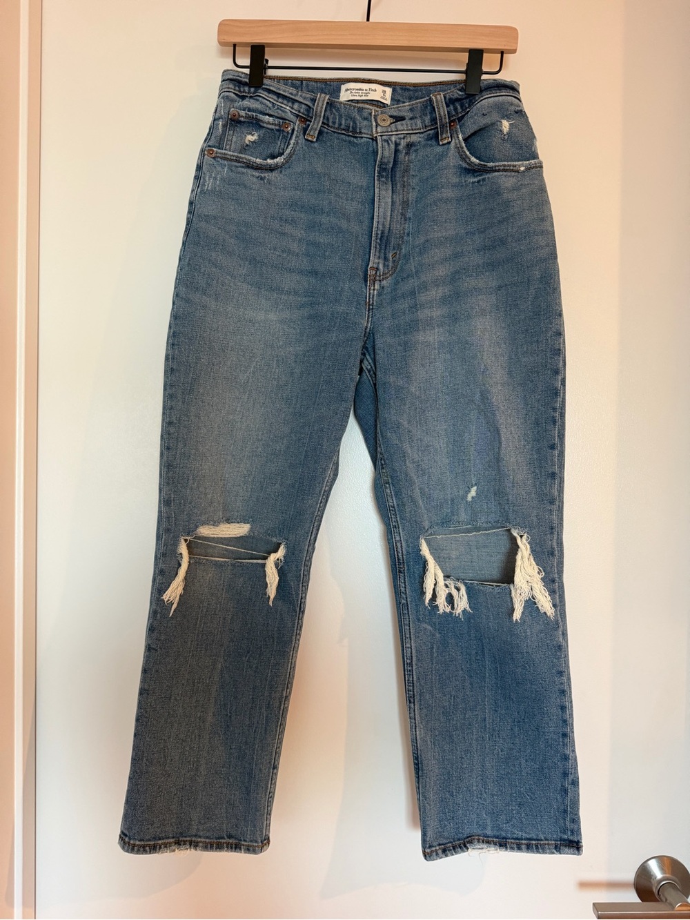 Abercrombie & Fitch Jeans The Ankle Straight Ultra High Rise Curve Love Denim 6S